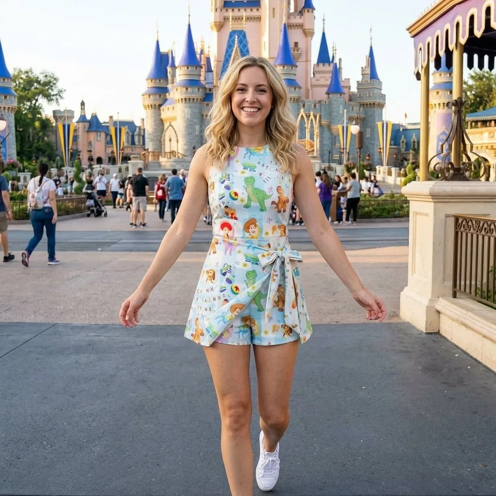 Toy Story Tennis Dress Skirt, Disney Park Vacation Outfit, Toy Story Skort Dress - Image 3