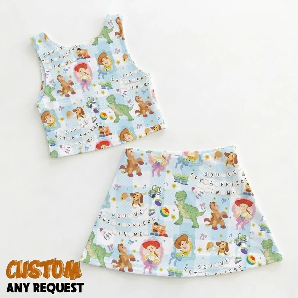 Toy Story Matching Dress Set, Mom And Me Outfit, Disney Park Vacation Clothes