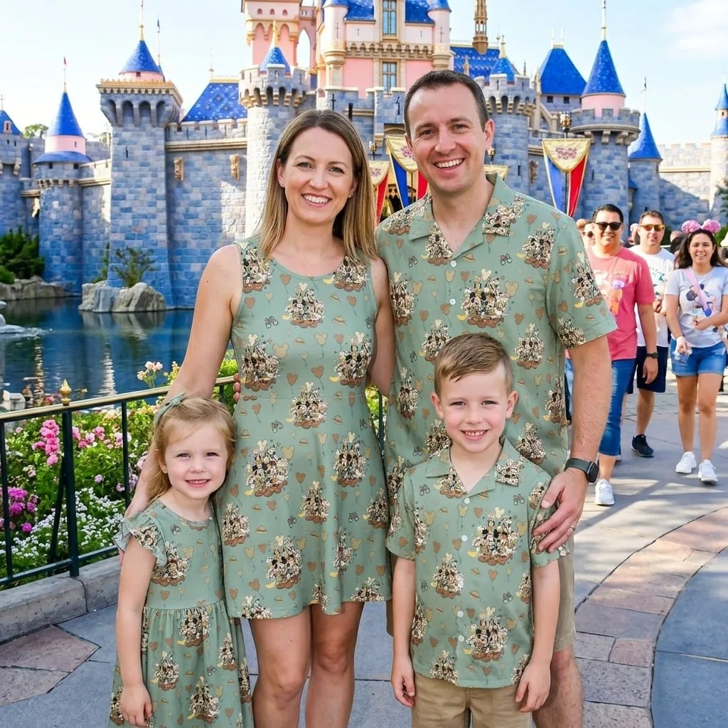 Mickey Minnie Matching Family Set, Disney Family Vacation Outfit, Disneyland Trip Clothes