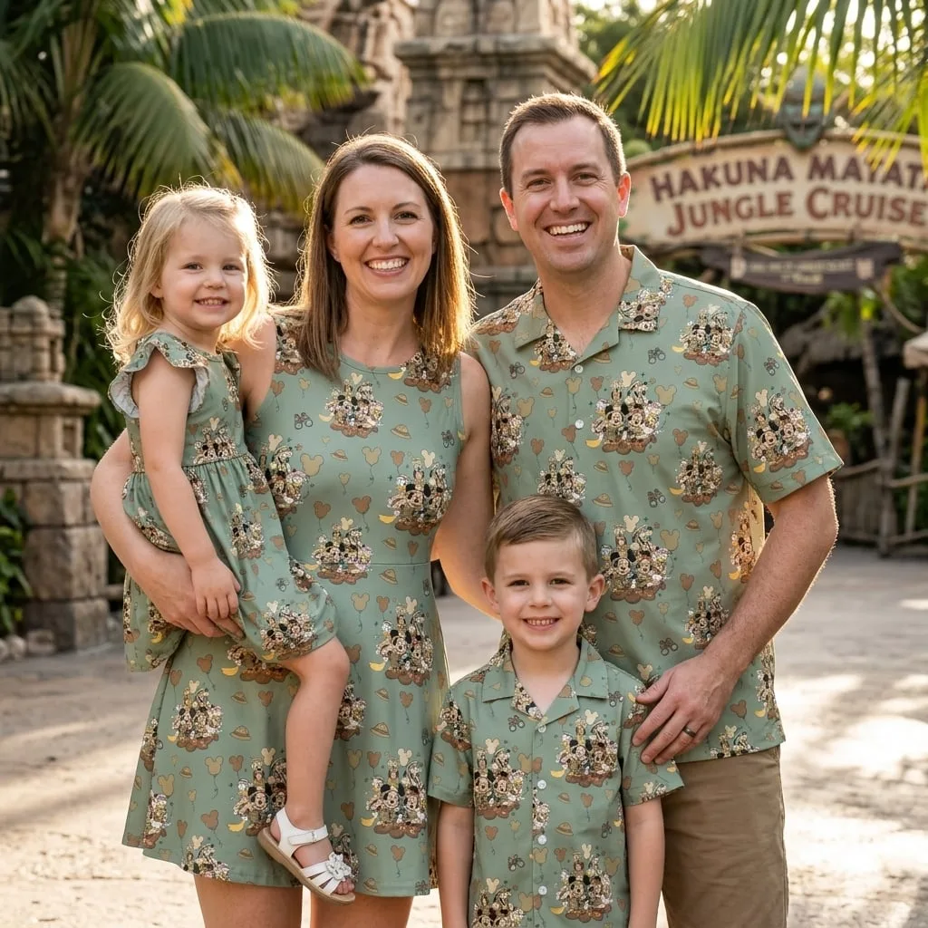 Mickey Minnie Matching Family Set, Disney Family Vacation Outfit, Disneyland Trip Clothes - Image 2