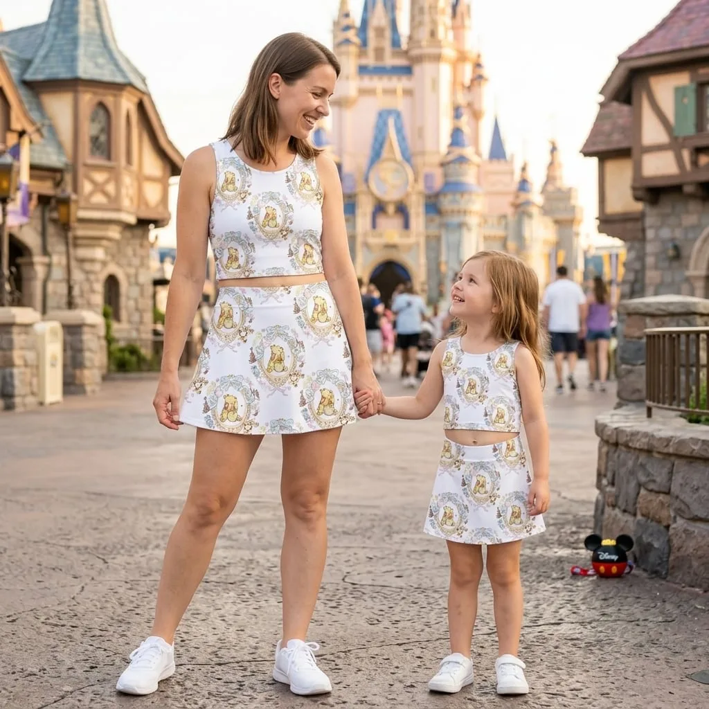 Winnie The Pooh Matching Dress Set, Mom And Me Outfit, Disney Park Vacation Clothes - Image 5
