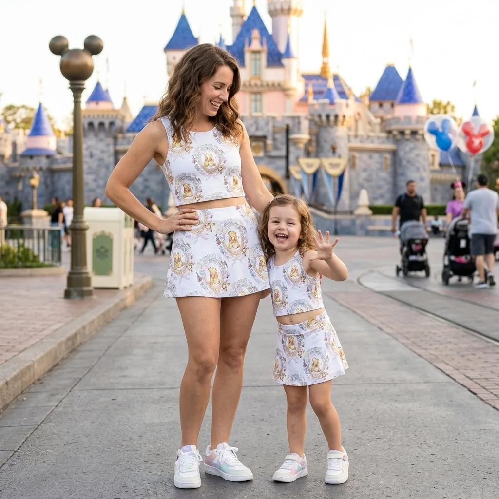 Winnie The Pooh Matching Dress Set, Mom And Me Outfit, Disney Park Vacation Clothes - Image 4