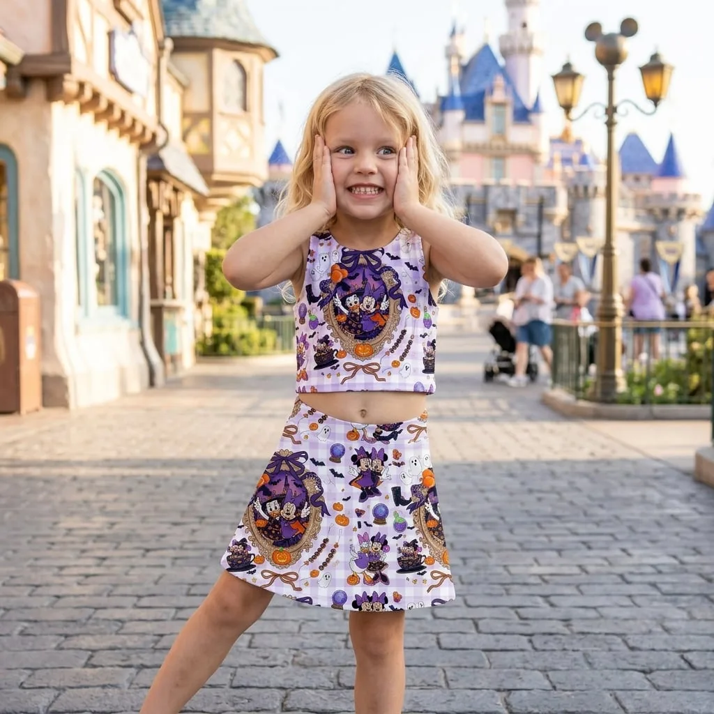 Halloween Mickey Matching Dress Set, Mom And Me Outfit, Disney Park Vacation Clothes - Image 2