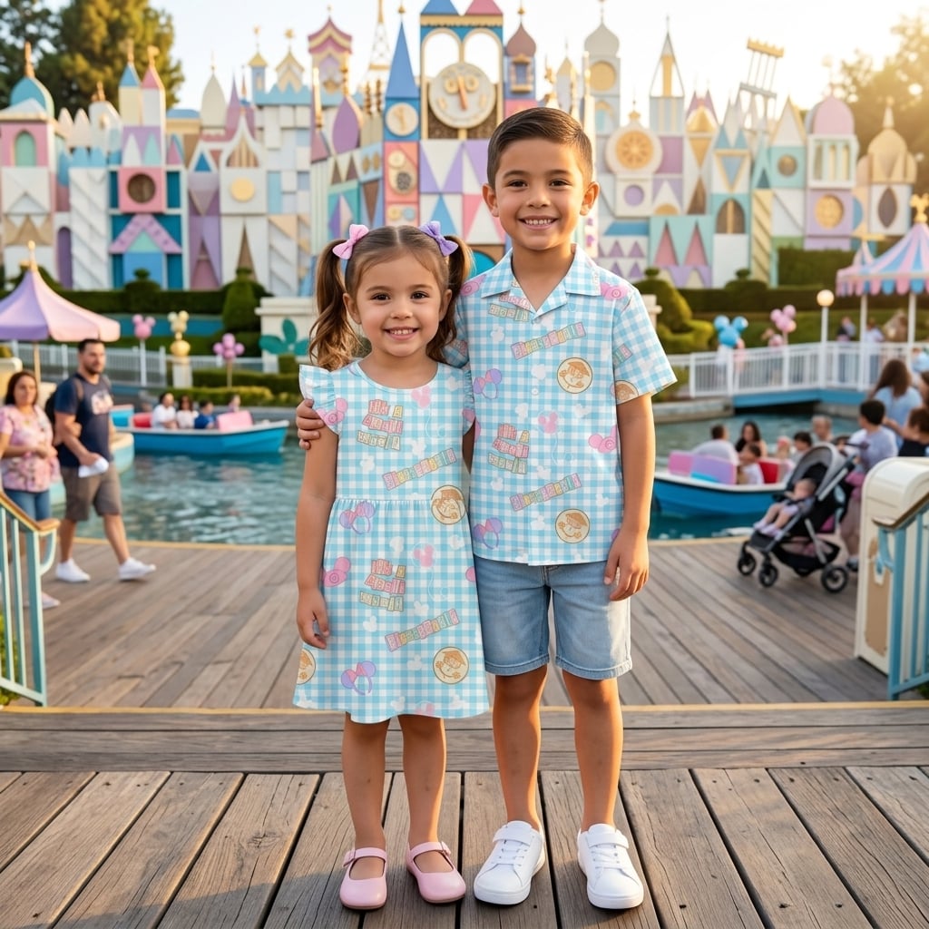 Coquette Disney Matching Family Set, Mickey Ears Bow Outfit, Disneyland Family Trip Clothes - Image 2