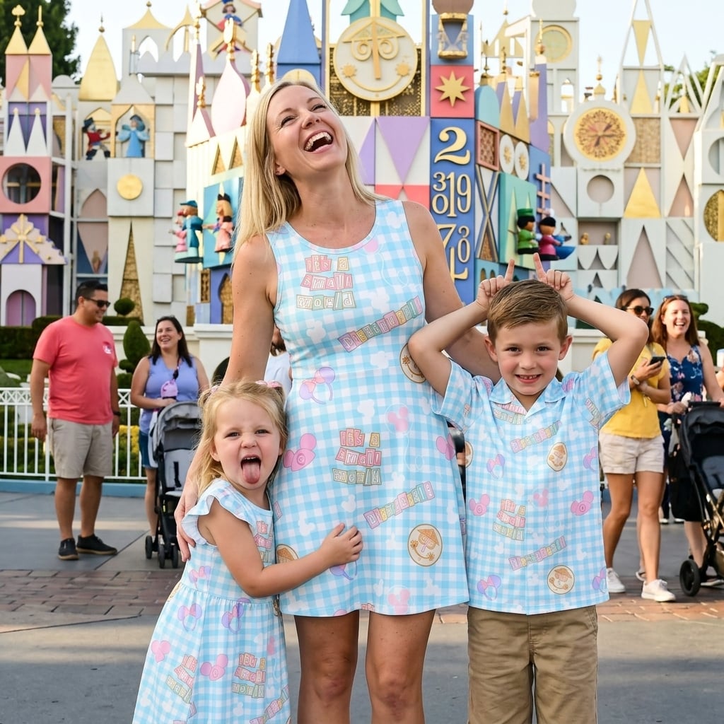 Coquette Disney Matching Family Set, Mickey Ears Bow Outfit, Disneyland Family Trip Clothes - Image 3