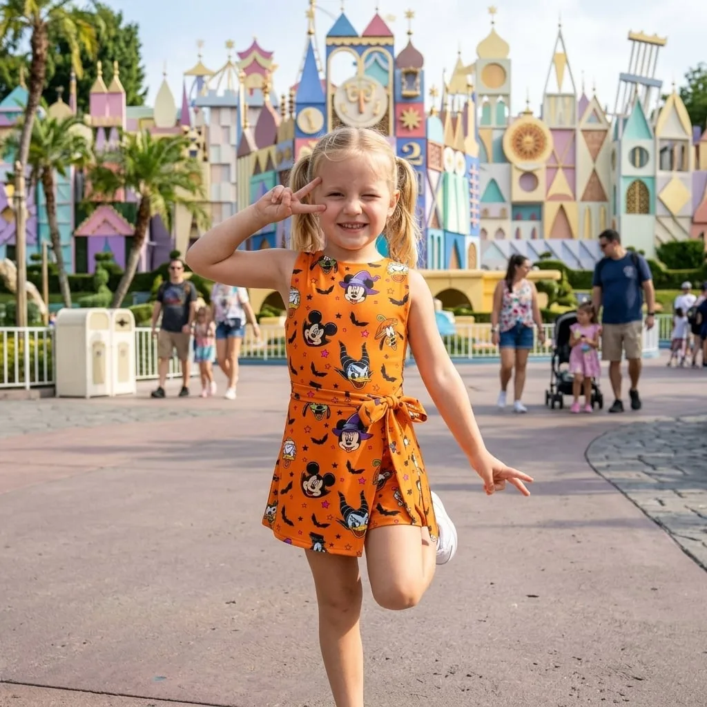 Halloween Mickey & Friends Tennis Dress Skirt, Mickey Minnie Matching Halloween Outfit - Image 3