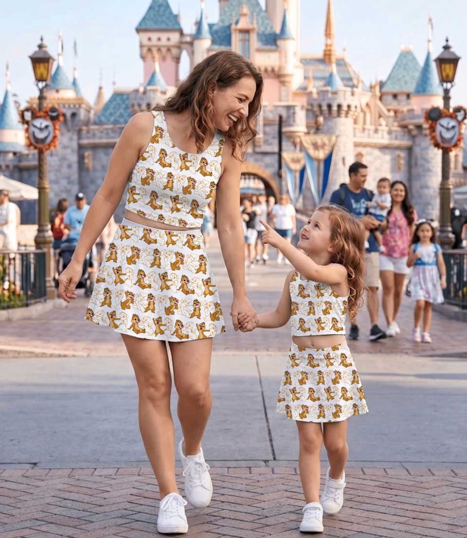 Disney Chip and Dale Matching Mom and Me Dress Set, Cute Chipmunk Family Vacation Outfit - Image 4