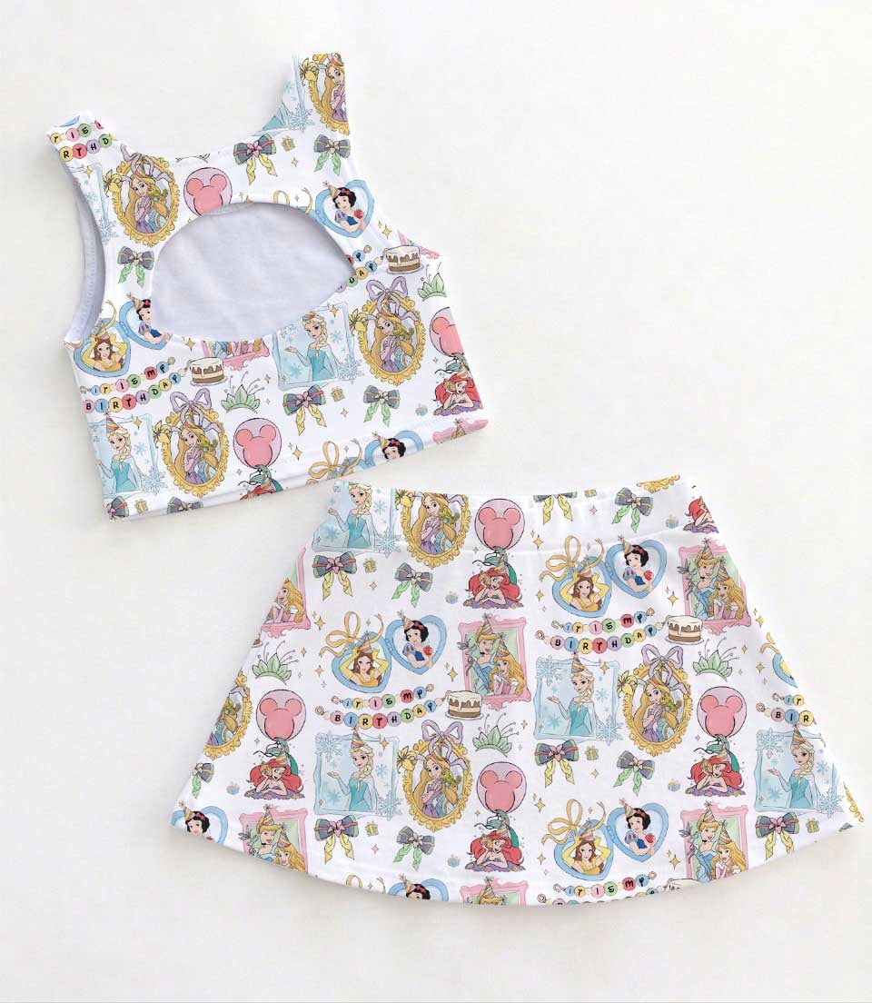 Disney Princess Birthday Mom and Me Matching Dress Set, Magical Princess Party Family Outfit - Image 2
