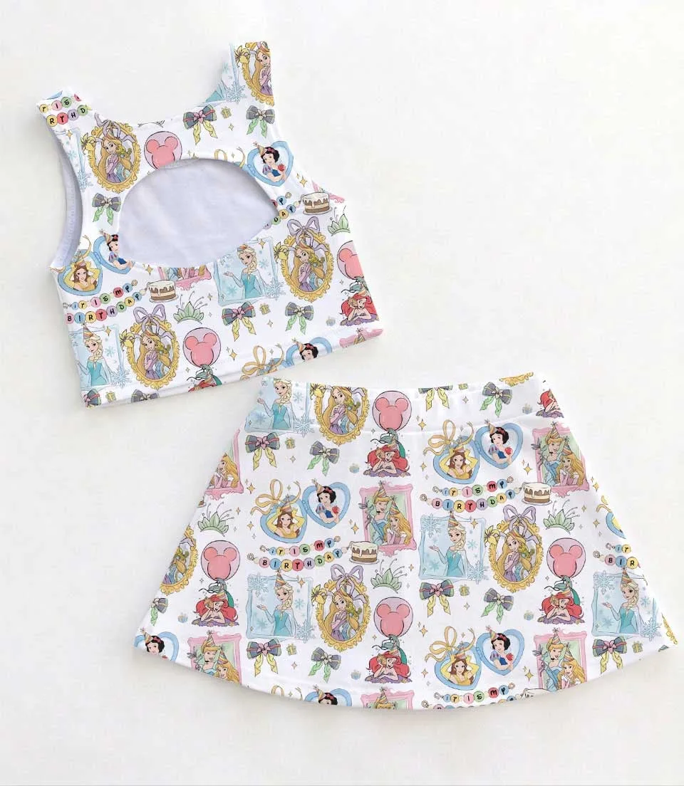 Disney Princess Birthday Mom and Me Matching Dress Set, Magical Princess Party Family Outfit - Image 2
