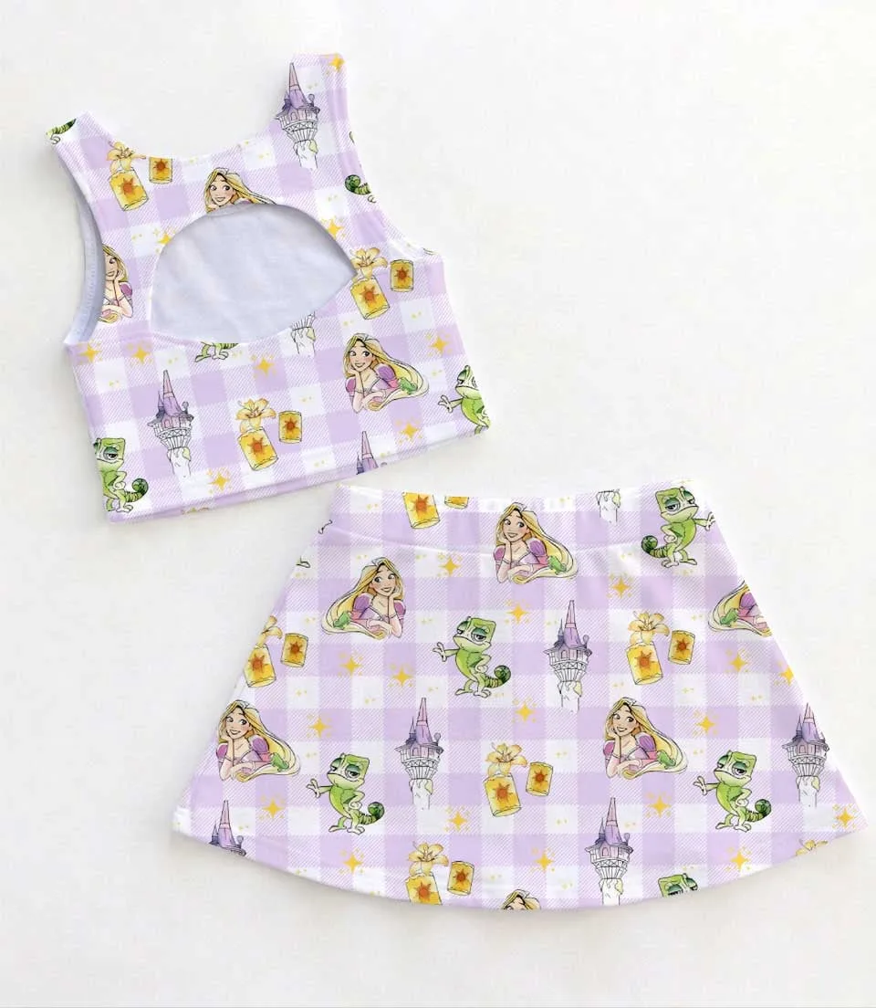 Disney Tangled Rapunzel Matching Mom and Me Dress Set, Pascal and Lantern Family Theme Park Vacation Outfit - Image 2