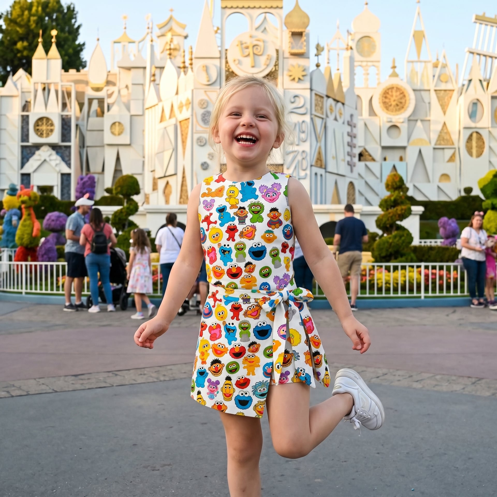 Sesame Street Family Matching Tennis Dress, Elmo Cookie Monster Vacation Outfit - Image 2