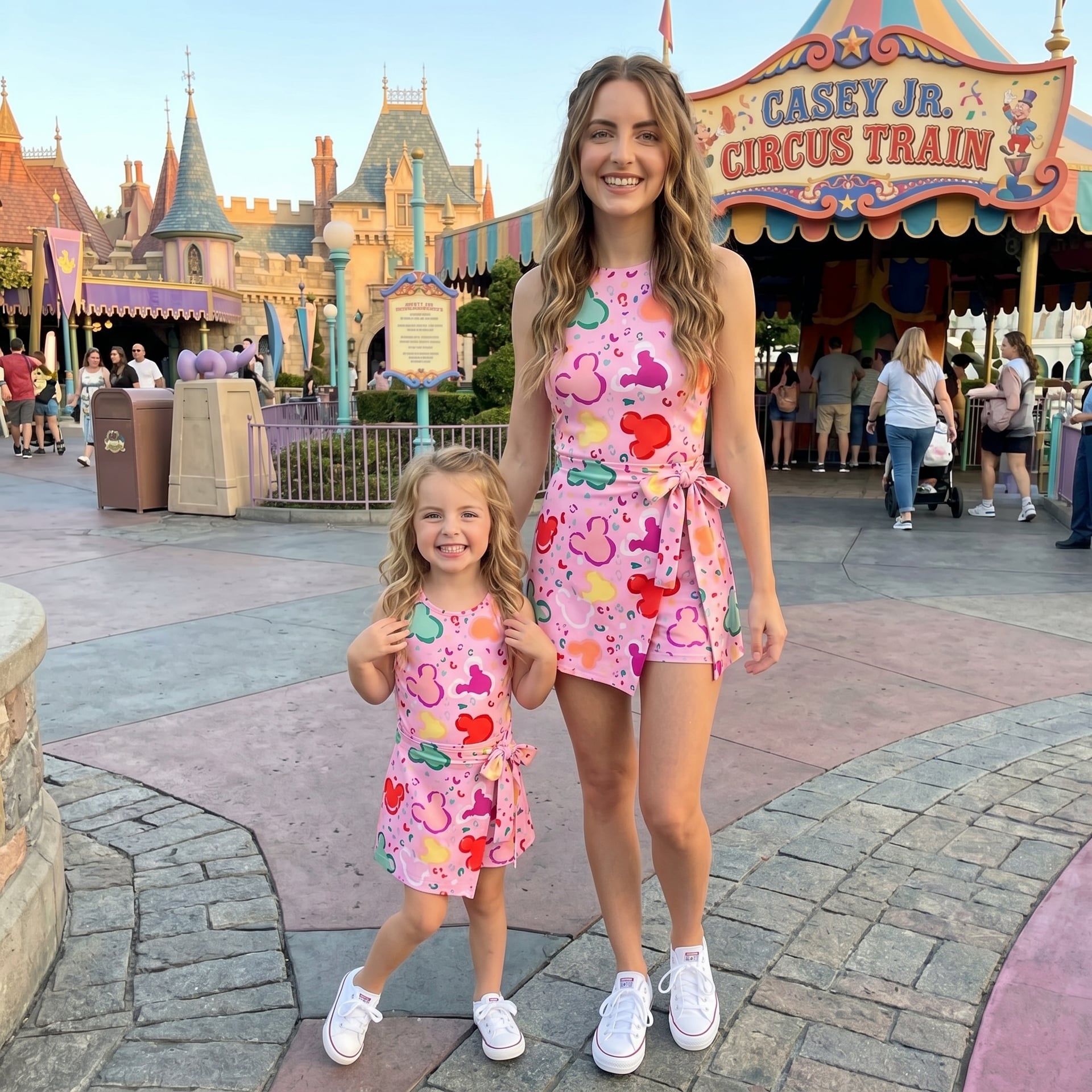 Disney Mickey Mouse Head Pattern Tennis Dress Skirt, Magical Vacation Outfit - Image 3