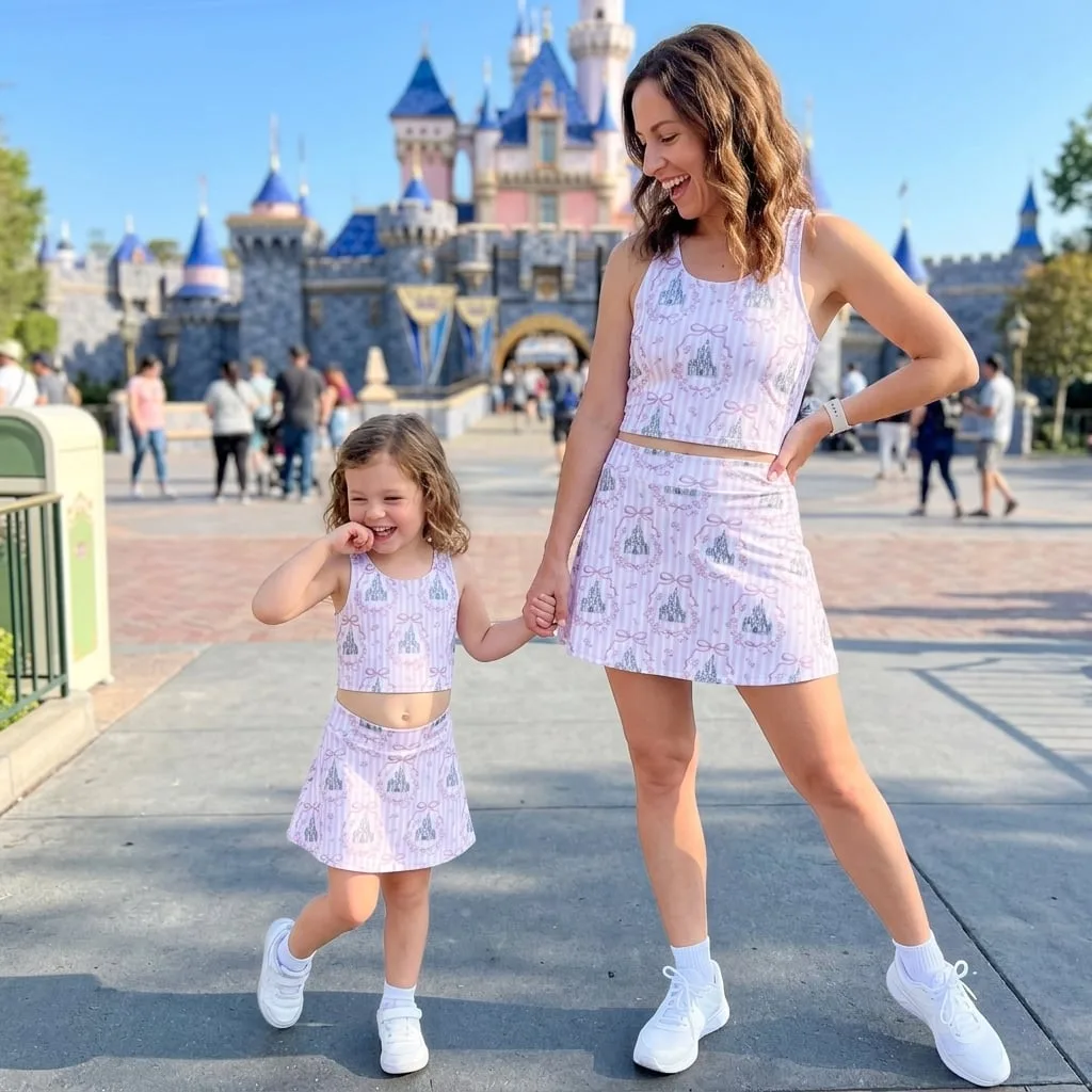 Princess Castle Dress Set, Disney Park Vacation Outfit, Coquette Bow Family Matching Clothes - Image 5