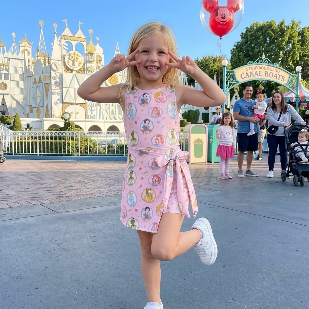 Disney Princess Tennis Dress Skirt, Disney Park Vacation Outfit, Disney Princess Skort Dress - Image 2