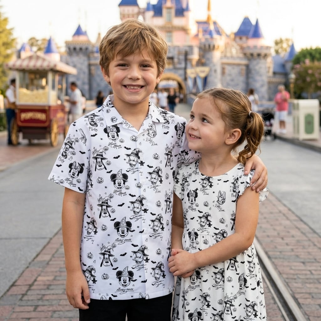 Halloween Mickey & Friends Matching Family Set, Disney Family Vacation Outfit, Disneyland Trip Clothes - Image 4