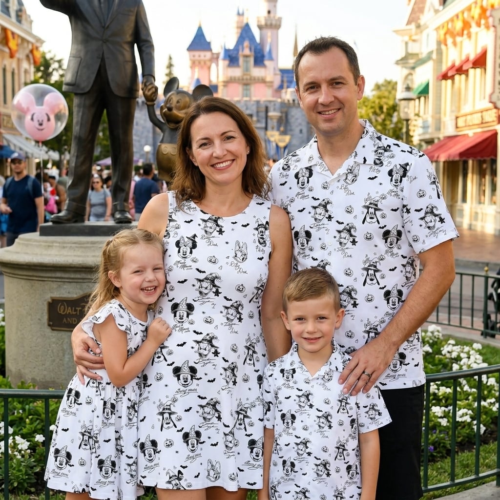 Halloween Mickey & Friends Matching Family Set, Disney Family Vacation Outfit, Disneyland Trip Clothes - Image 2