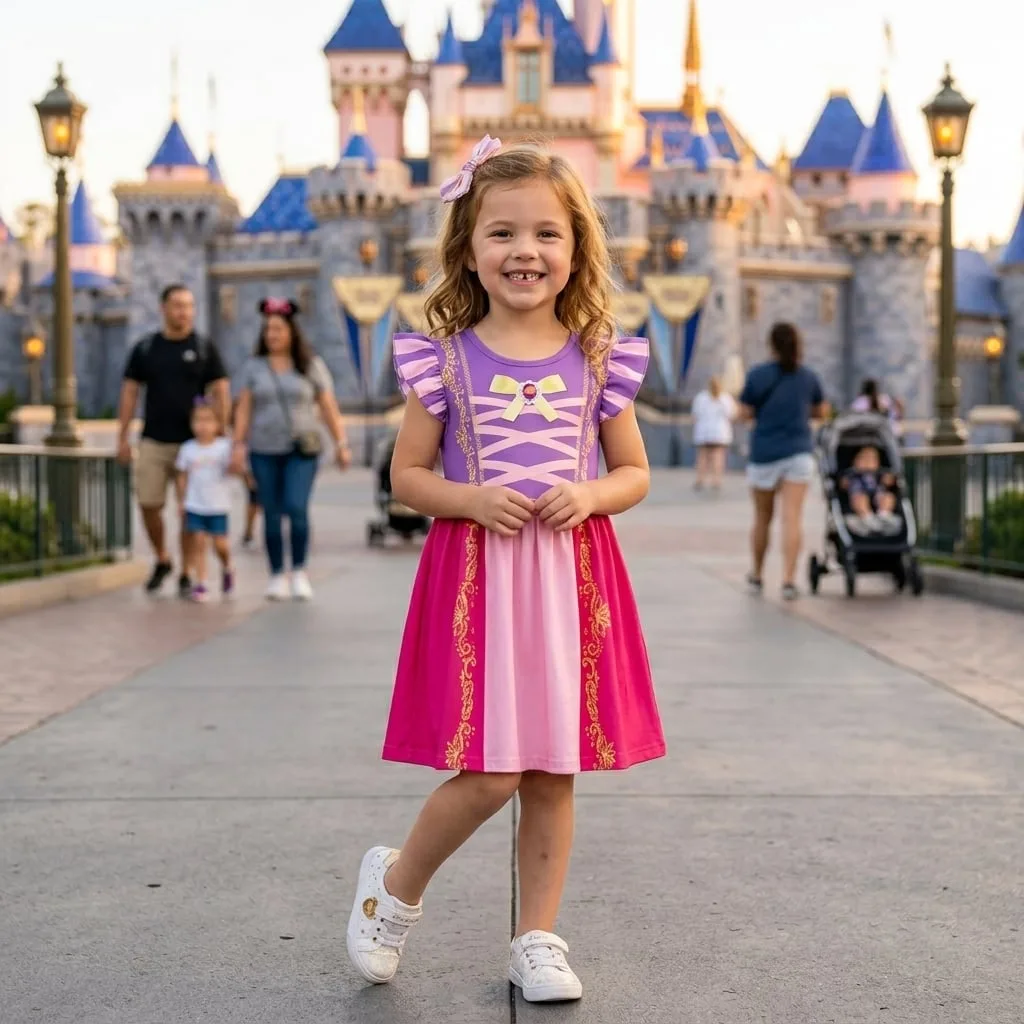 Rapunzel Twirl Dress, Disney Parks Outfit for Girls, Princess Dress - Image 2