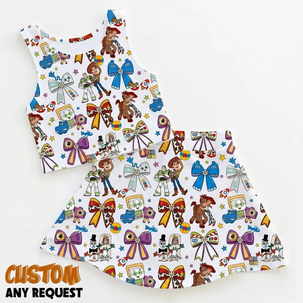 Toy Story Matching Dress Set, Mom And Me Outfit, Disney Park Vacation Clothes