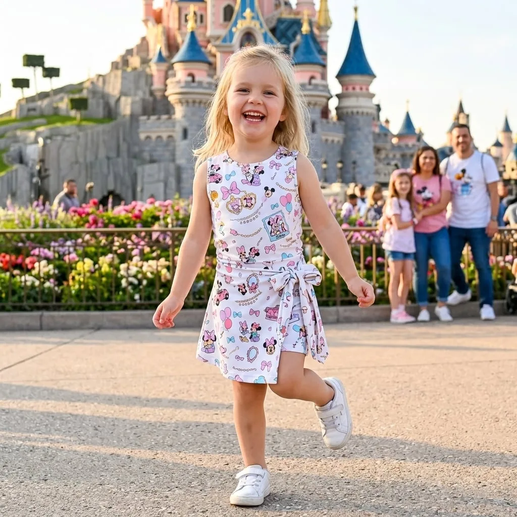 Minnie Daisy Coquette Tennis Dress Skirt, Disney Park Vacation Outfit, Minnie Mouse Skort Dress - Image 2