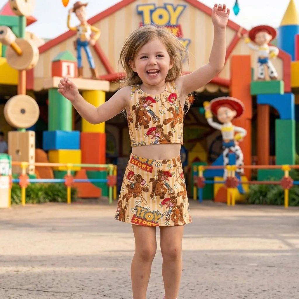 Disney Pixar Toy Story Characters Set Dress, Mama Mini Family Matching Outfit - Image 3
