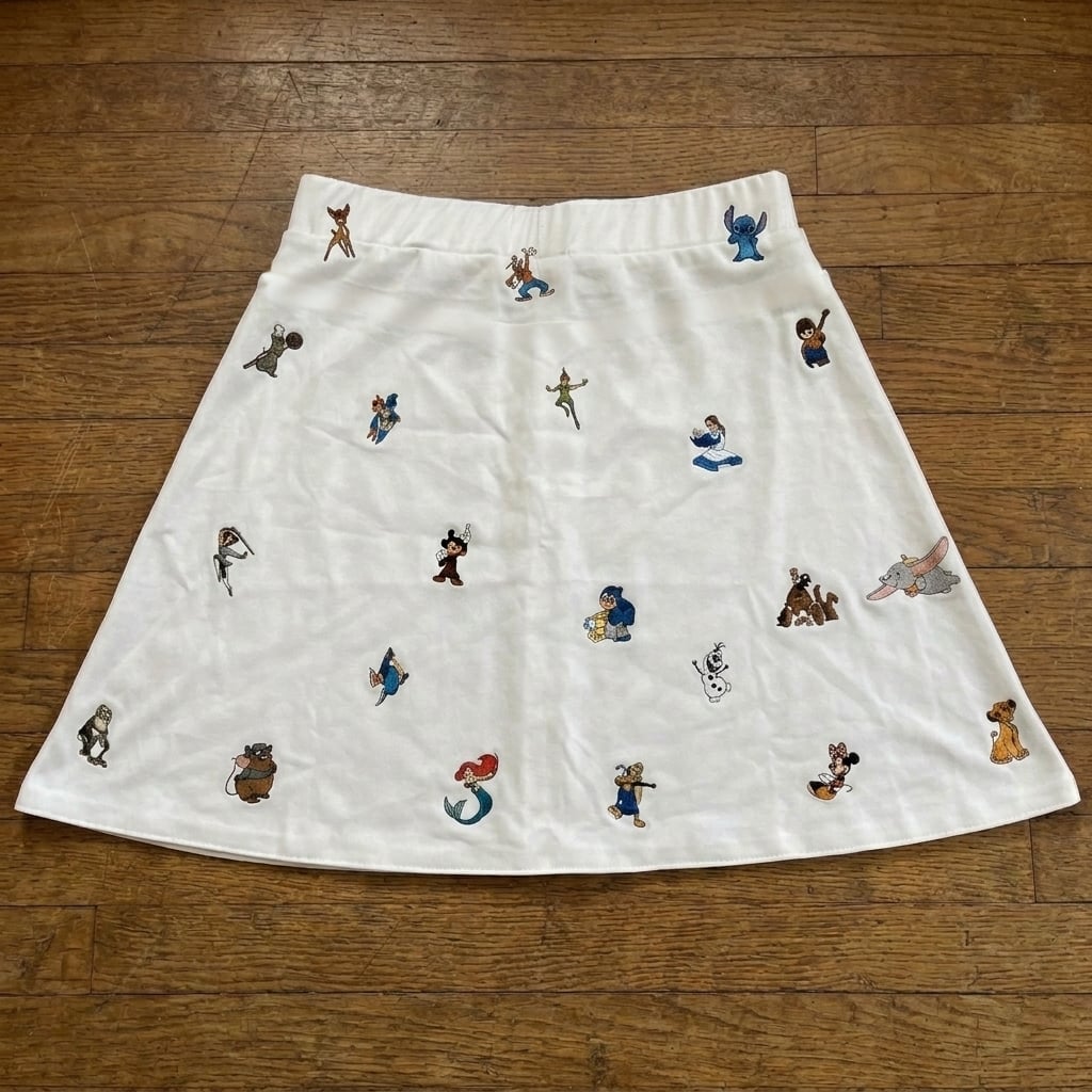Magical Disney Princess Skater Skirt, Disney Holiday Women's Skirt - Image 2