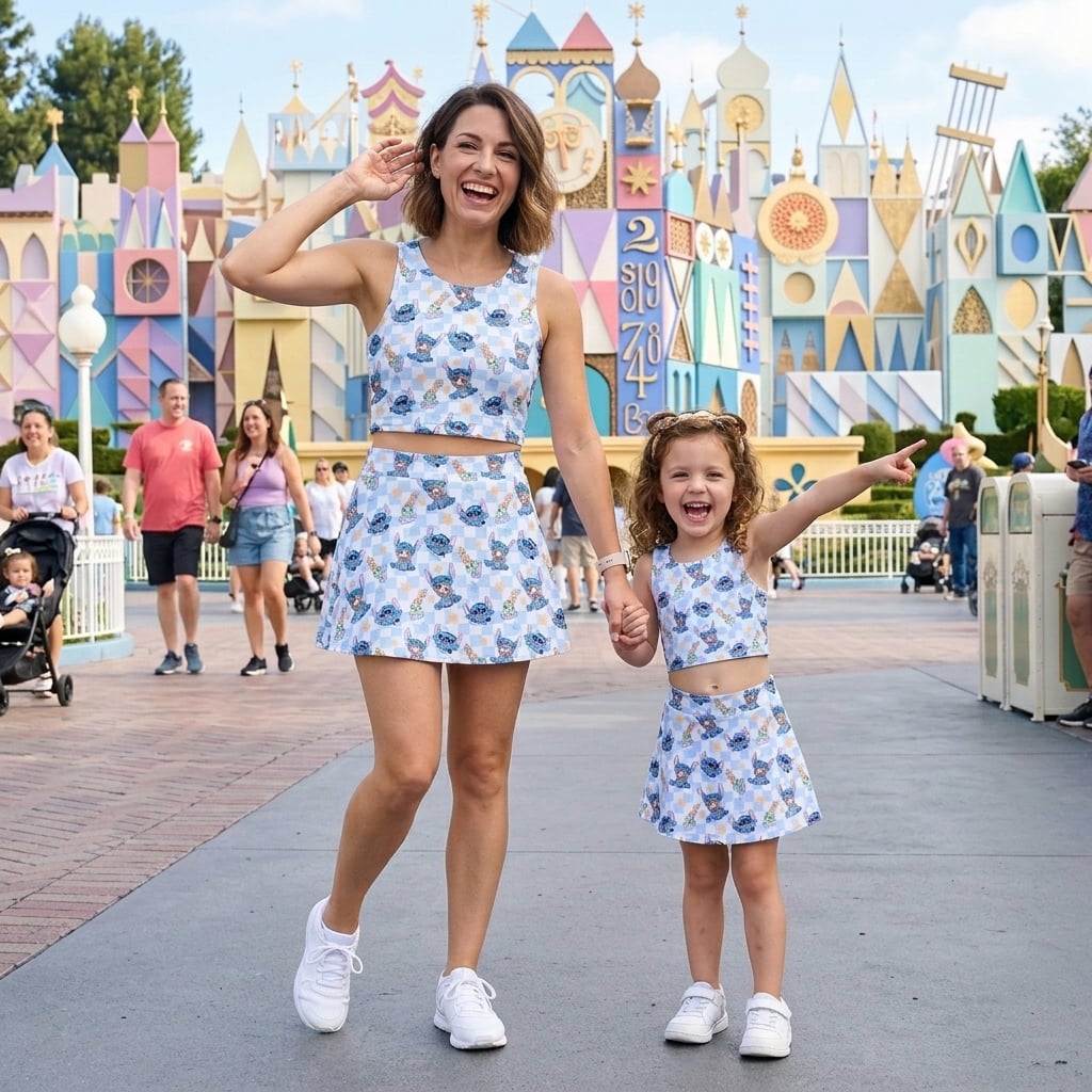 Stitch Matching Dress Set, Mom And Me Outfit, Disney Park Vacation Clothes - Image 5