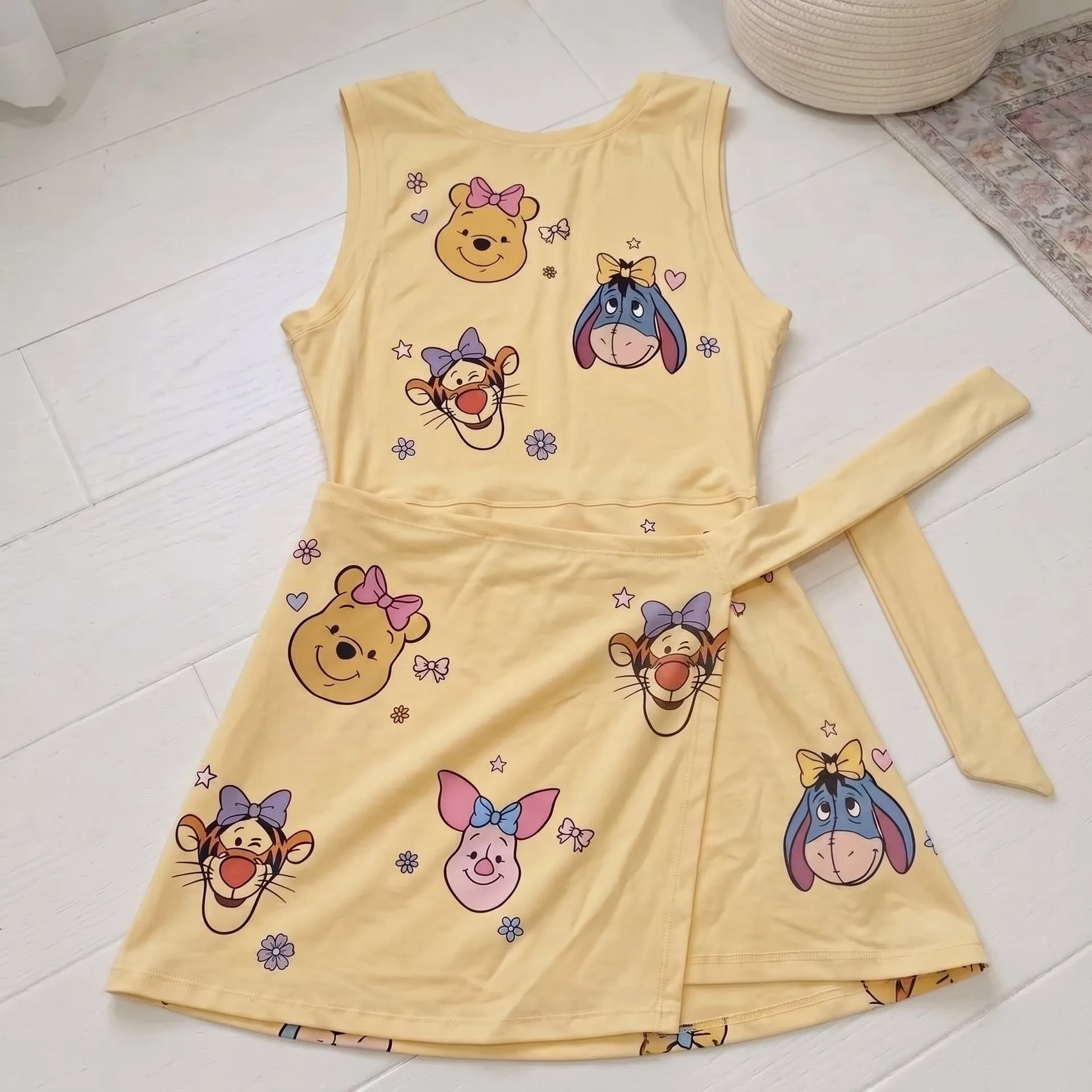 Winnie The Pooh Tennis Dress Skirt, Pooh And Friends Tennis Skort For Women - Image 2