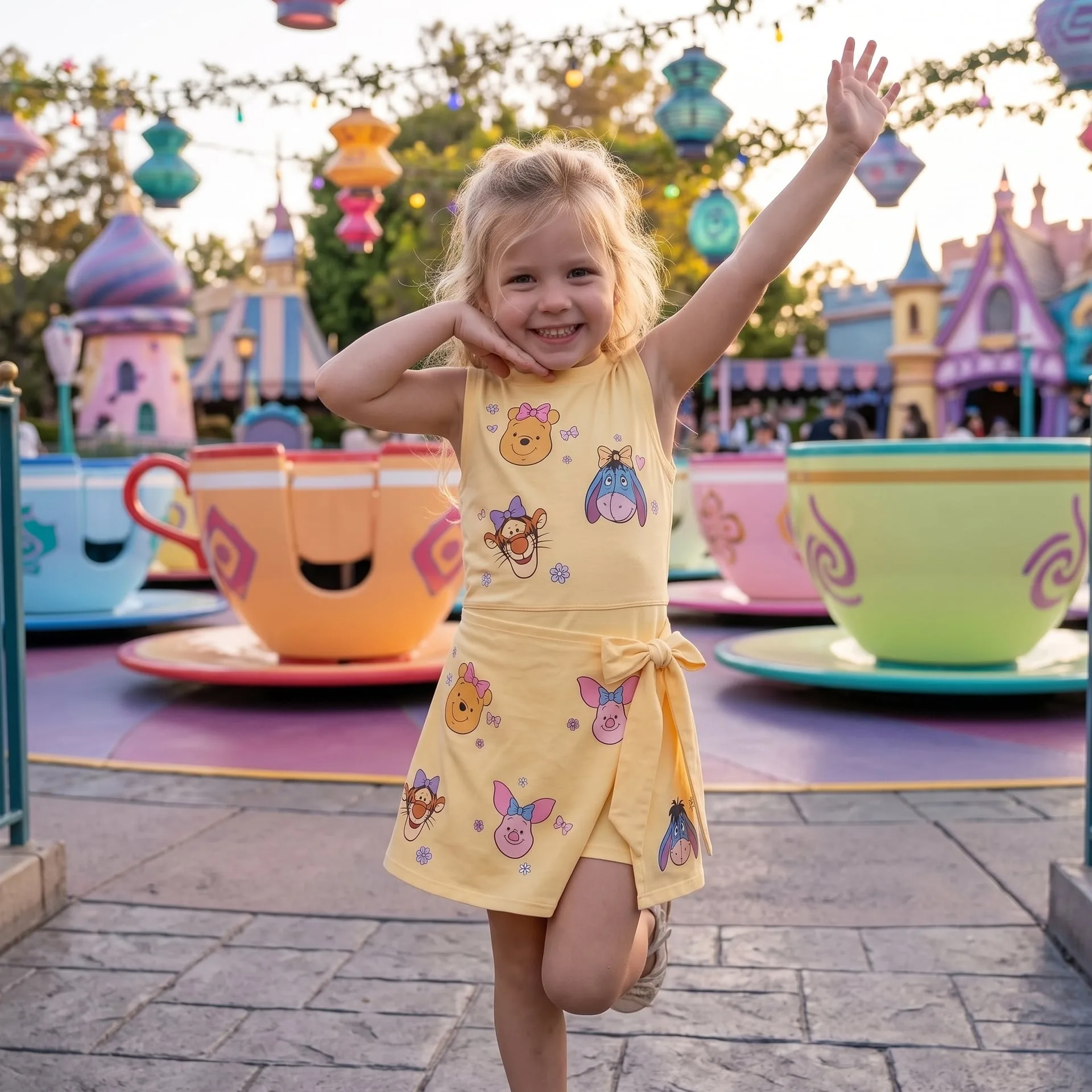 Winnie The Pooh Tennis Dress Skirt, Pooh And Friends Tennis Skort For Women - Image 5