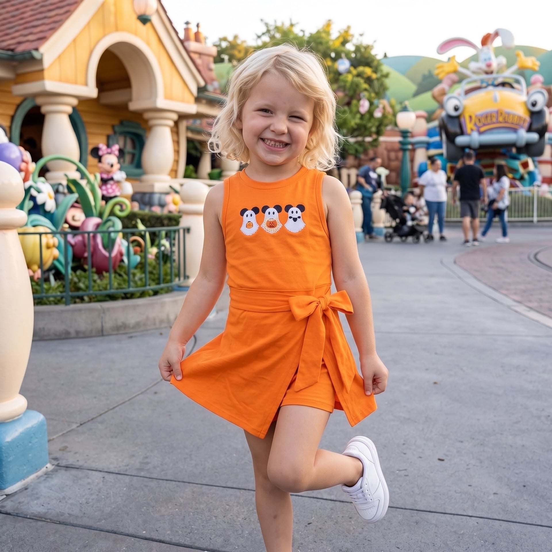 Halloween Disney Tennis Dress, Mickey Ghosts Women's Disney Outfit - Image 5