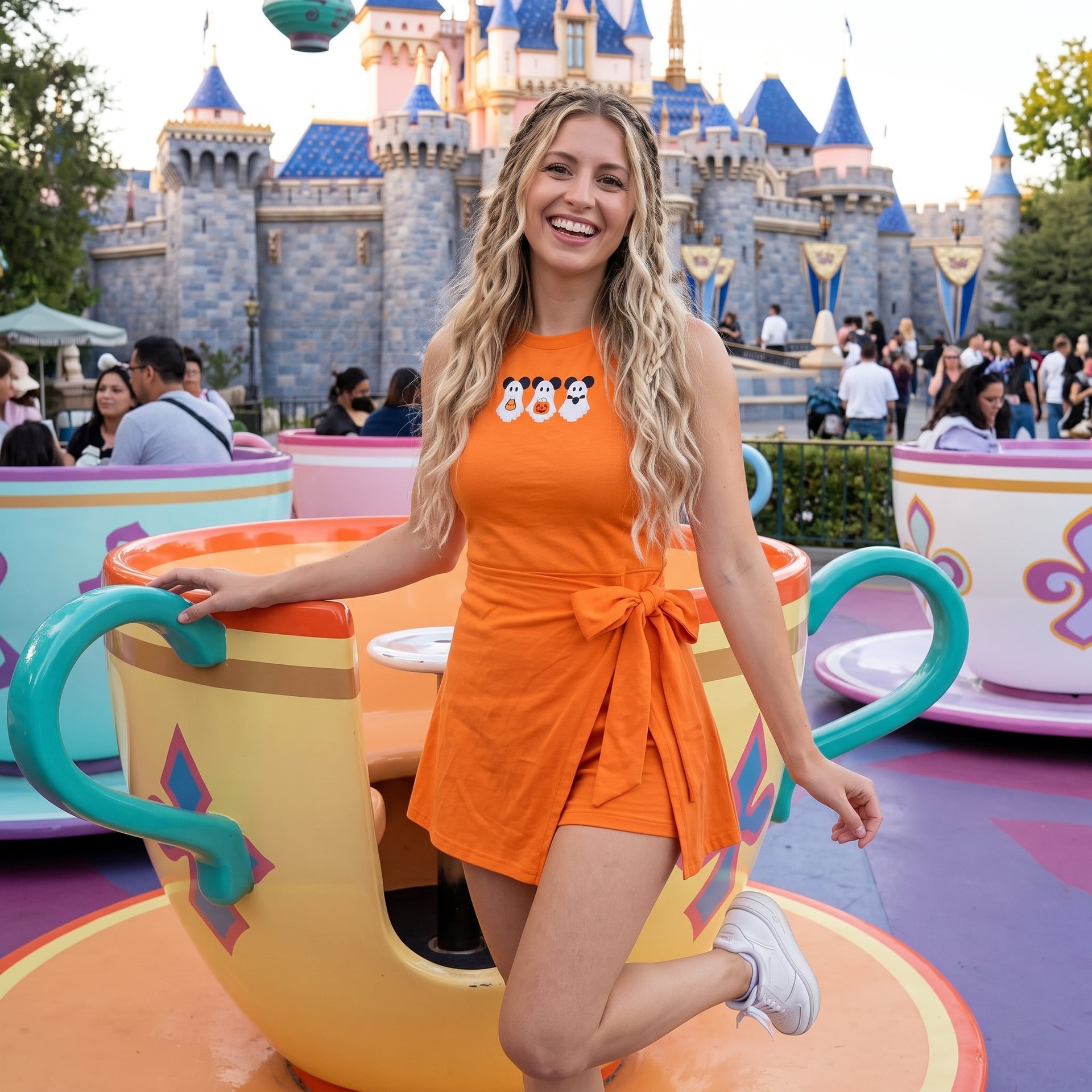 Halloween Disney Tennis Dress, Mickey Ghosts Women's Disney Outfit - Image 3