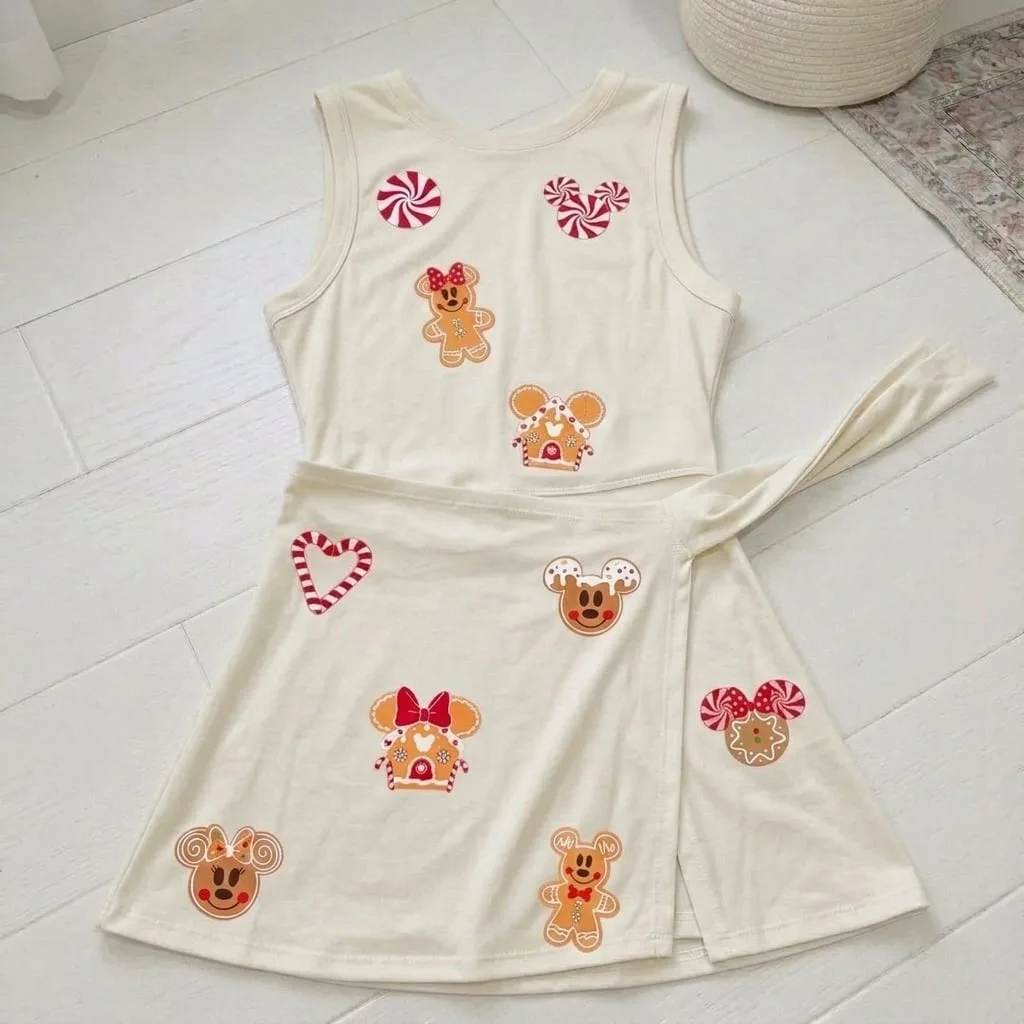 Disney Theme Park Tennis Dress Skirt, Magical Mouse Vacation Outfit - Image 2