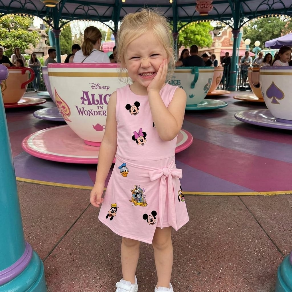 Minnie Mouse Tennis Dress Skirt, Minnie Mouse Sketch Disney Tennis Skort For Women - Image 3