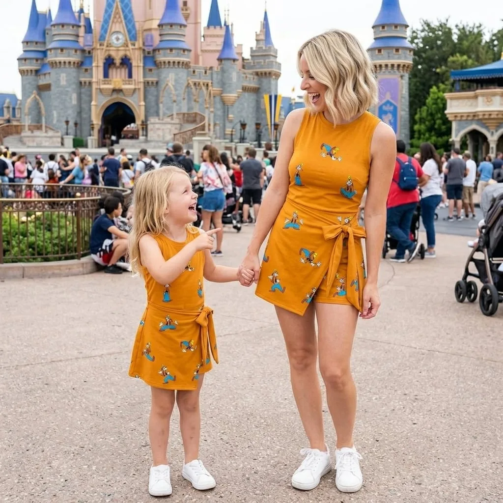 Goofy Moods Tennis Dress Skirt, Disney Goofy Character Park Outfit - Image 5