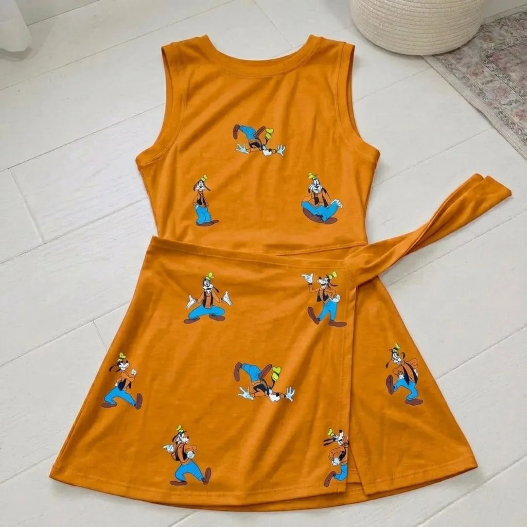 Goofy Moods Tennis Dress Skirt, Disney Goofy Character Park Outfit - Image 6