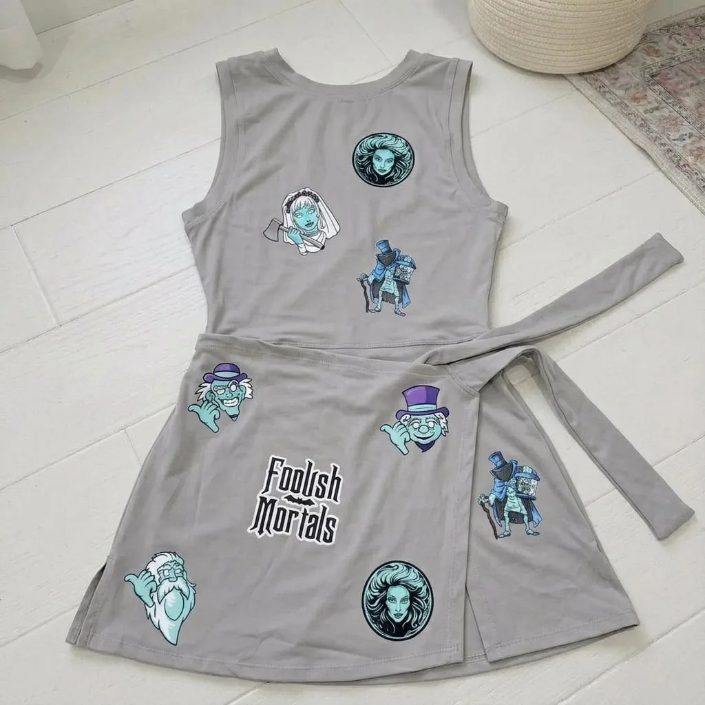 Disney Haunted Mansion Tennis Dress Skirt, Foolish Mortals Halloween Party Outfit - Image 5