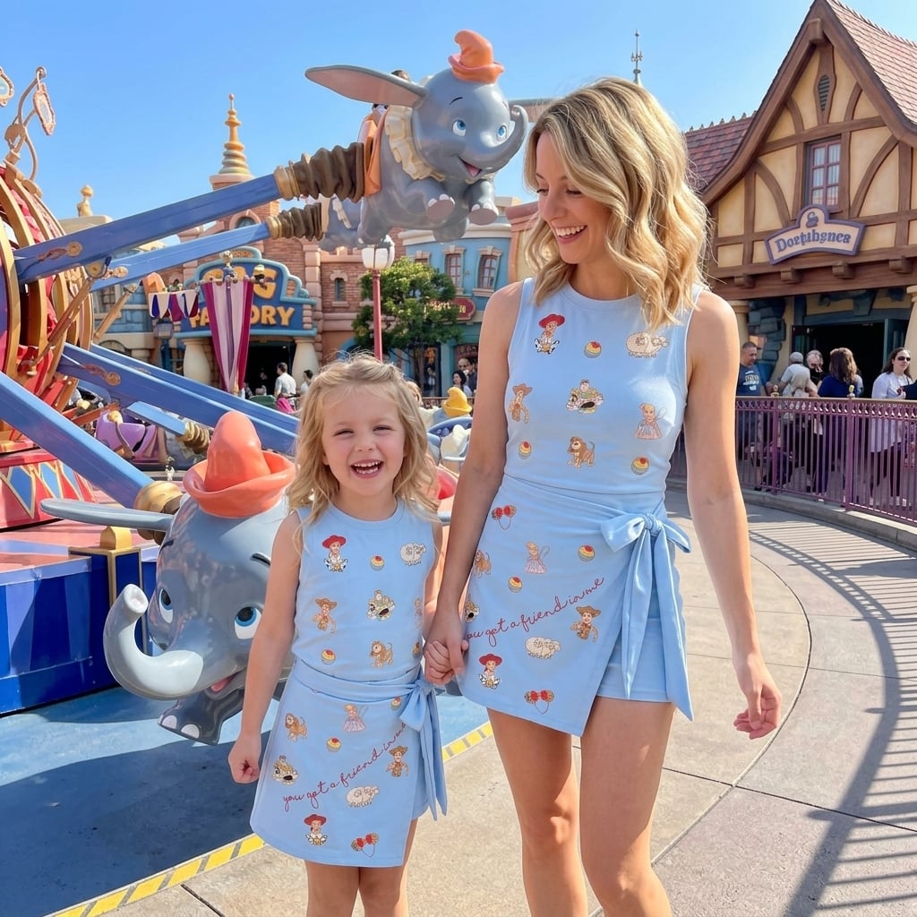 Toy Story Tennis Dress Skirt, Disney Park Vacation Outfit, Toy Story Skort Dress - Image 4