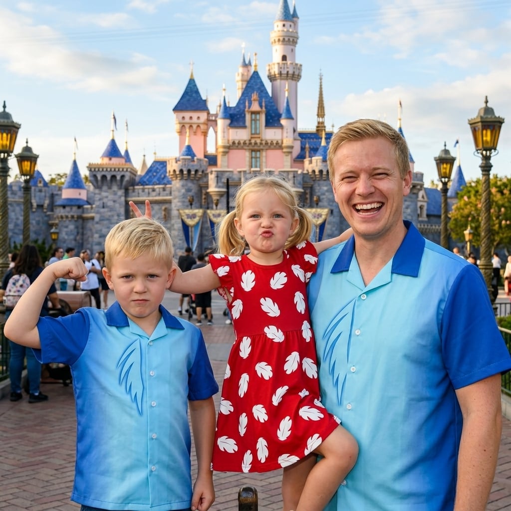 Lilo & Stitch Matching Family Set, Disney Family Vacation Outfit, Disneyland Trip Clothes - Image 3