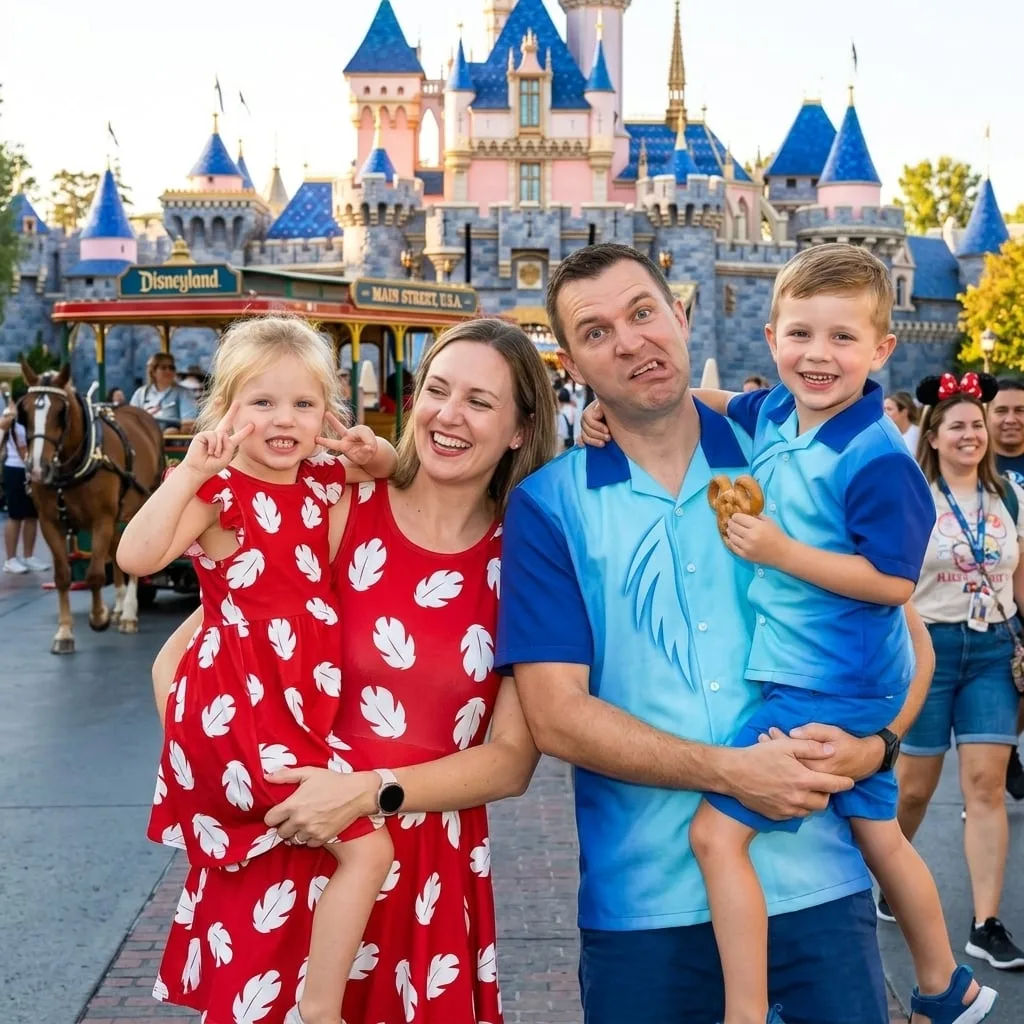 Lilo & Stitch Matching Family Set, Disney Family Vacation Outfit, Disneyland Trip Clothes
