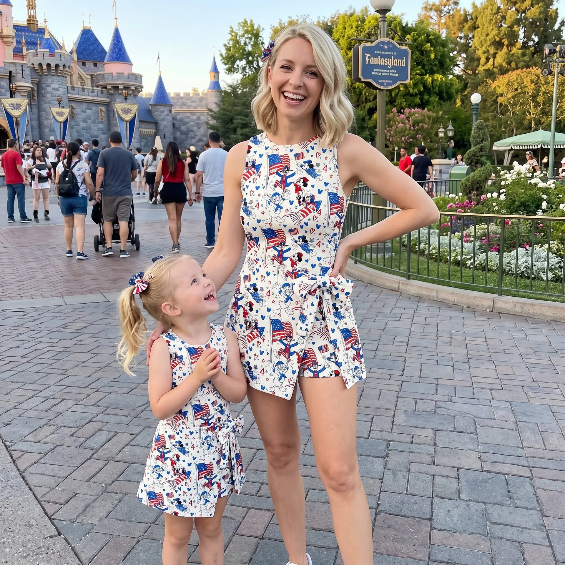 Retro Mickey And Friends 4th Of July Tennis Dress Skirt, Disney 250 Years Of Freedom Independence Day Outfit