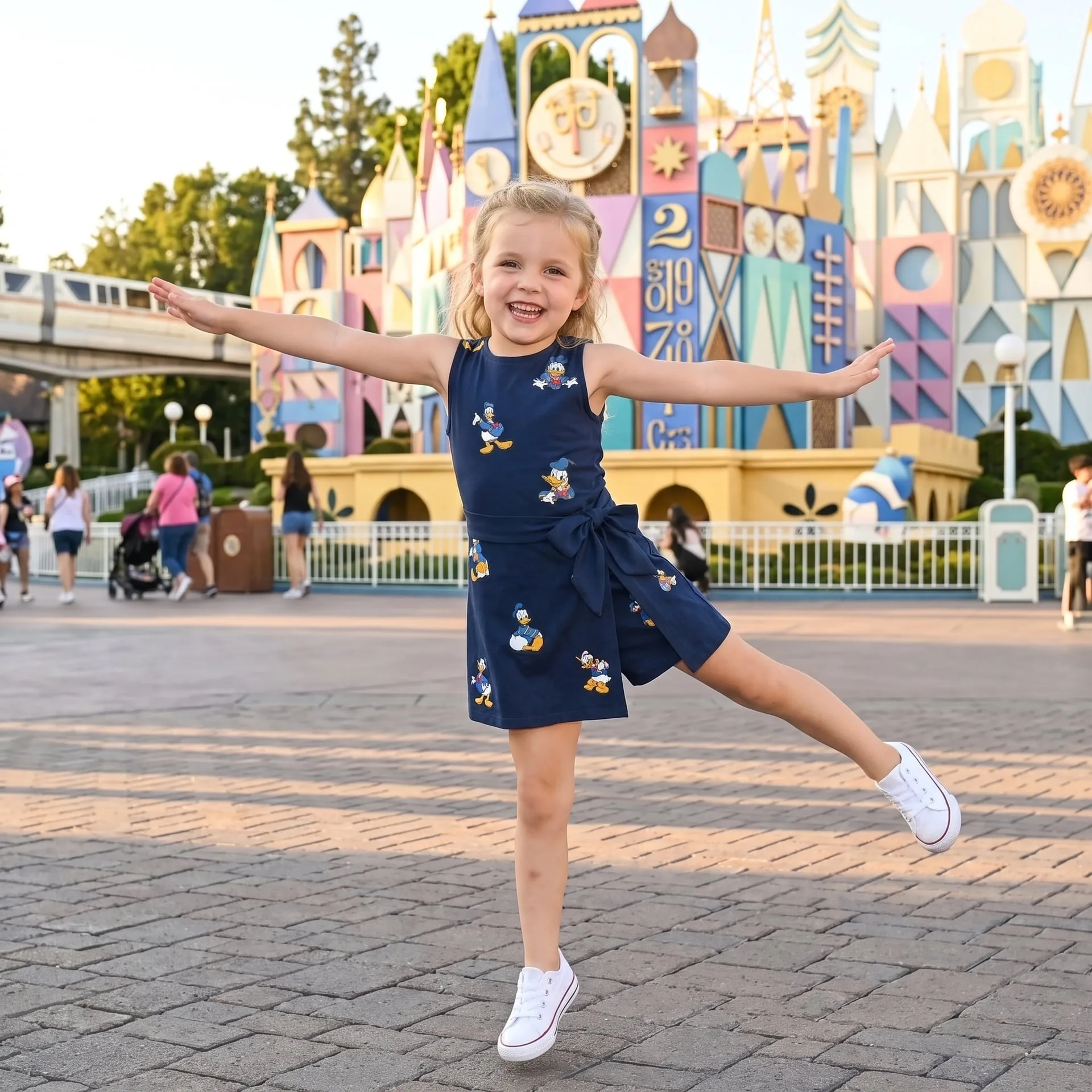 Donald Moods Tennis Dress Skirt, Disney Donald Duck Outfit For Women - Image 3