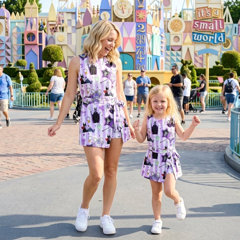 WDW Villains Tennis Dress Skirt, Evil Queen Maleficent Ursula Gothic Halloween Outfit - Image 4