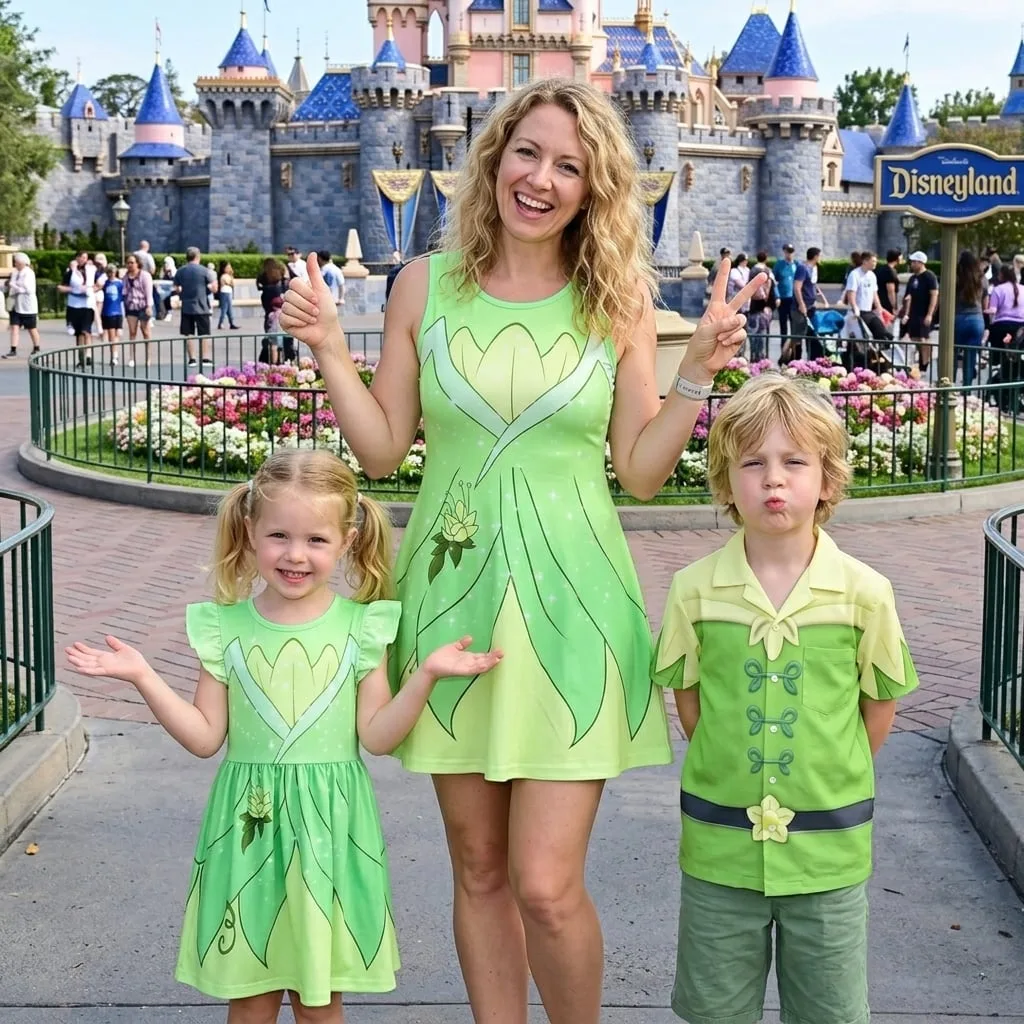 Disney Peter Pan Tinker Bell Hawaiian Shirt, Fairy Family Matching Button Up Shirt - Image 2