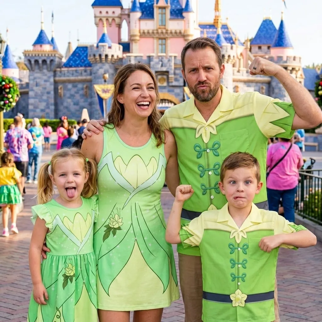 Disney Peter Pan Tinker Bell Hawaiian Shirt, Fairy Family Matching Button Up Shirt