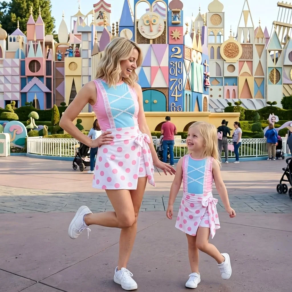 Bo Peep Tennis Dress Skirt, Disney Pixar Toy Story Park Vacation Outfit, Bo Peep Skort Dress - Image 5