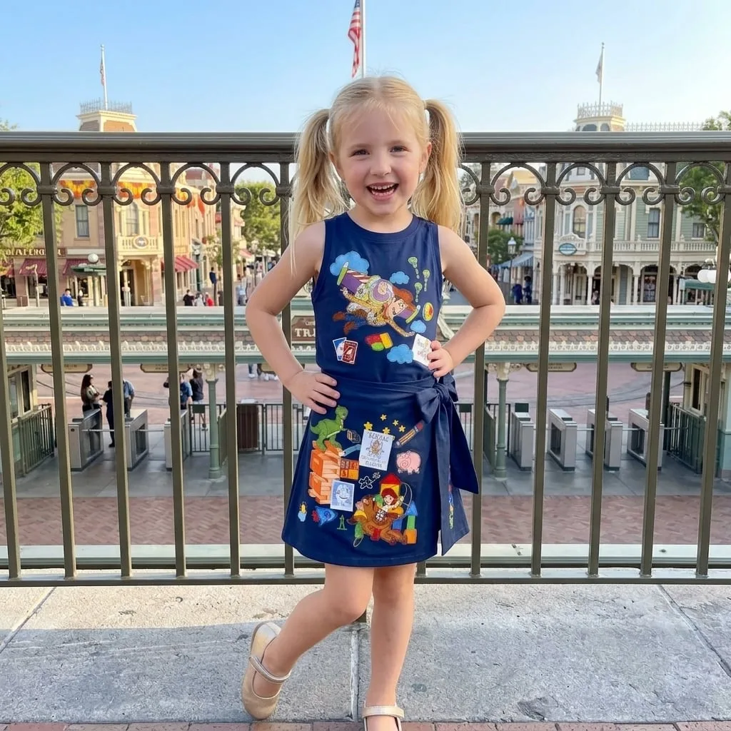 Toy Story Tennis Dress Skirt, Disney Park Vacation Outfit, Woody Buzz Lightyear Skort Dress - Image 2