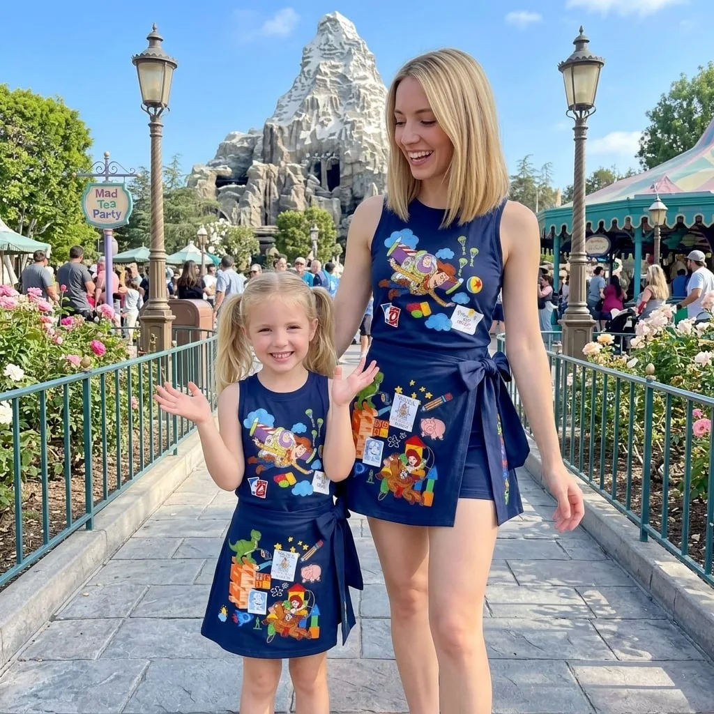Toy Story Tennis Dress Skirt, Disney Park Vacation Outfit, Woody Buzz Lightyear Skort Dress - Image 5