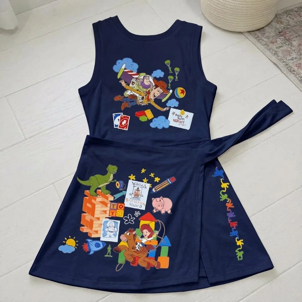 Toy Story Tennis Dress Skirt, Disney Park Vacation Outfit, Woody Buzz Lightyear Skort Dress