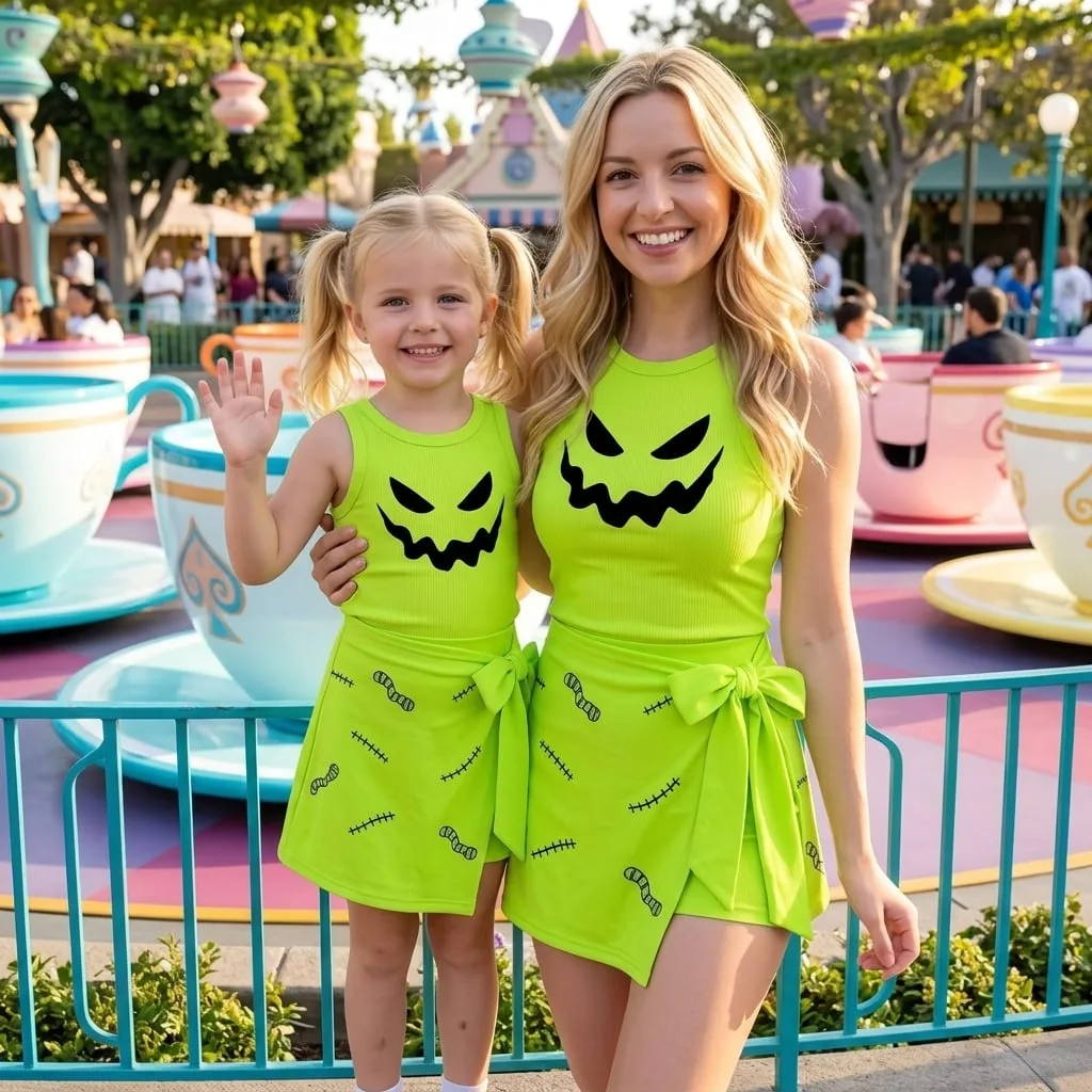 Oogie Boogie Tennis Dress Skirt, Nightmare Before Christmas Park Vacation Outfit, Oogie Boogie Skort Dress - Image 5