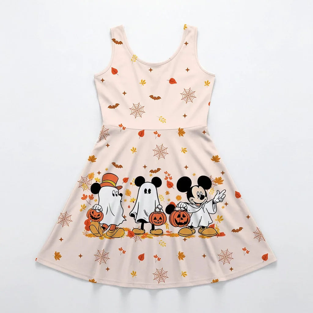 Mickey Halloween Mommy And Me Dress, Disney Halloween Family Matching Outfit, Disney Park Vacation Clothes - Image 2