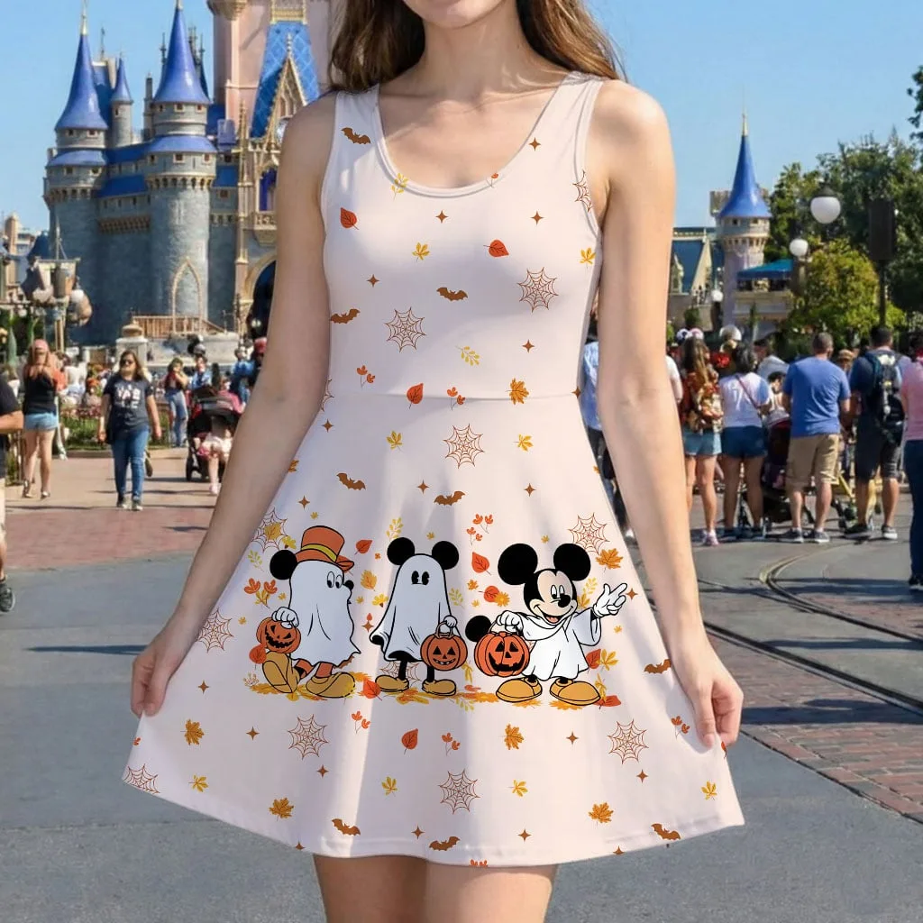 Mickey Halloween Mommy And Me Dress, Disney Halloween Family Matching Outfit, Disney Park Vacation Clothes - Image 4